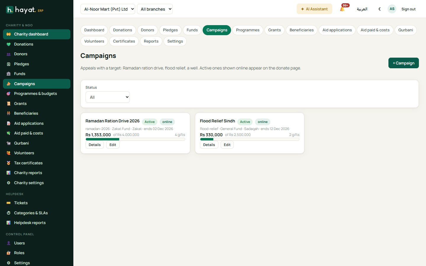 Campaigns